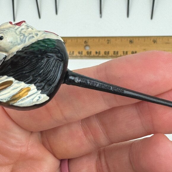 Vintage Thanksgiving Fall Autumn Plastic Turkey Cupcake Cake Toppers Hollow READ - Picture 11 of 15